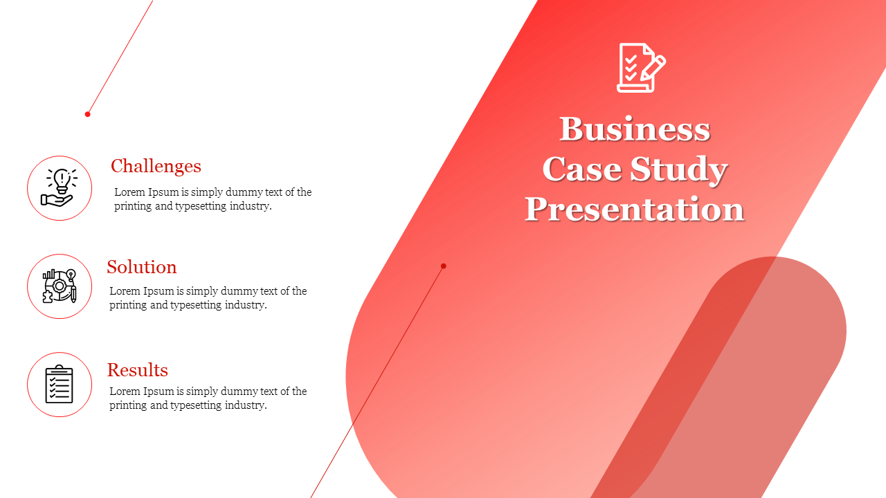 Download Business Case Study Presentation Slide PPT